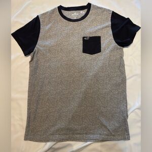 Hollister, small black and white T-shirt